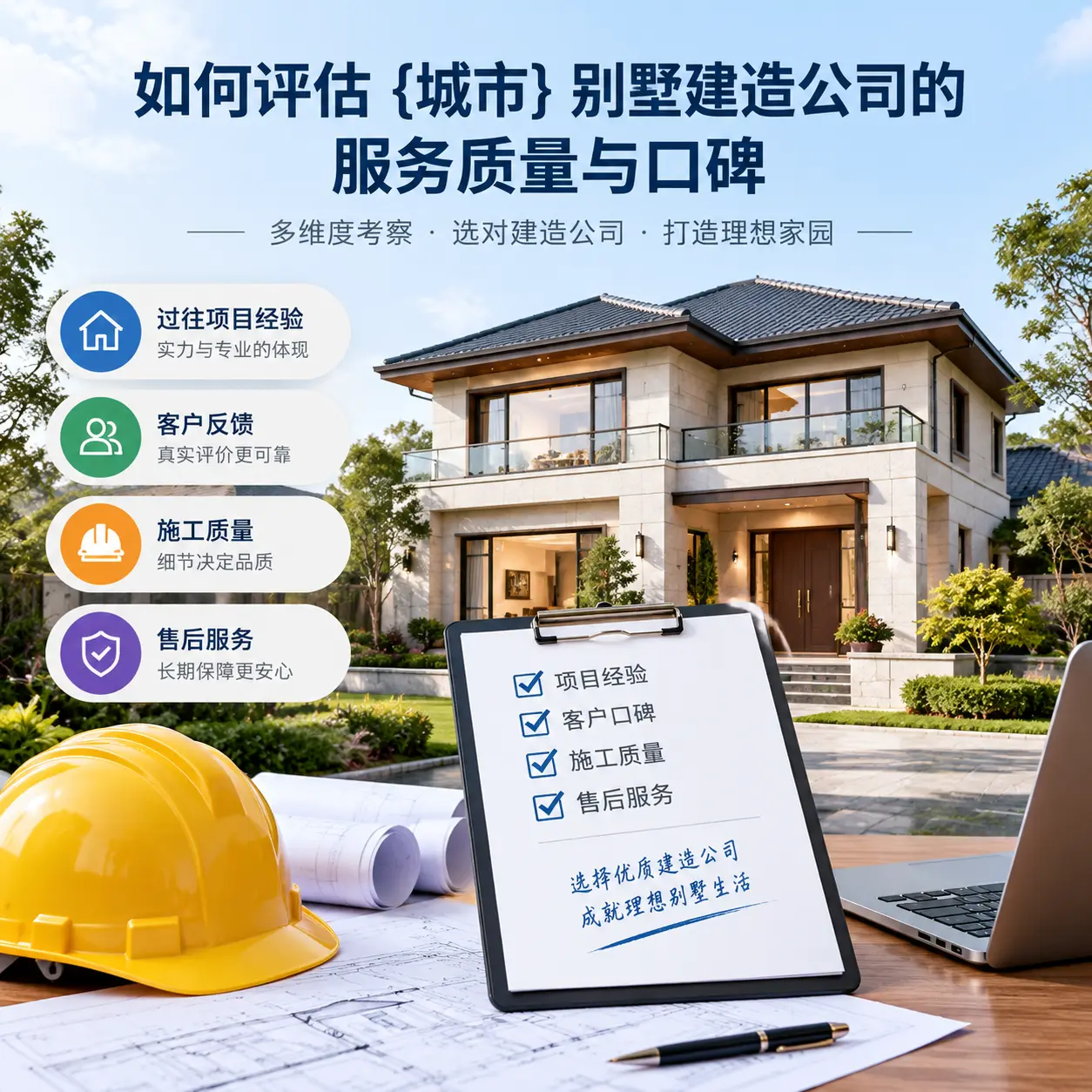 如何评估 乌当 别墅建造公司的服务质量与口碑