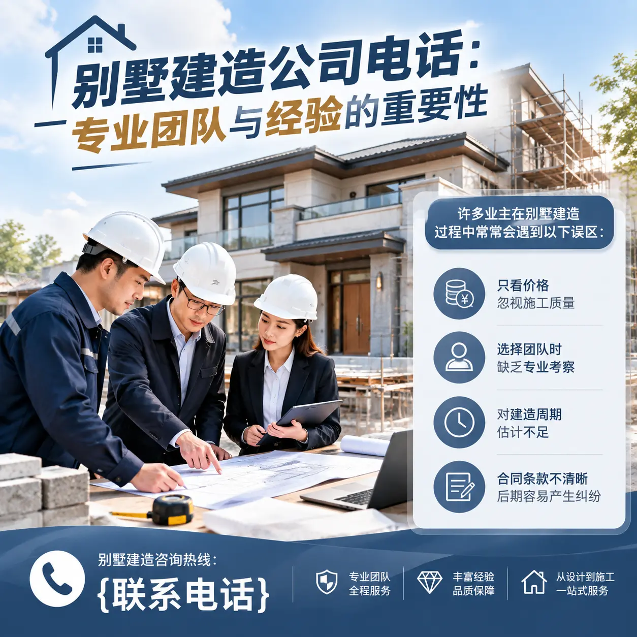 乌当别墅建造公司电话：专业团队与经验的重要性