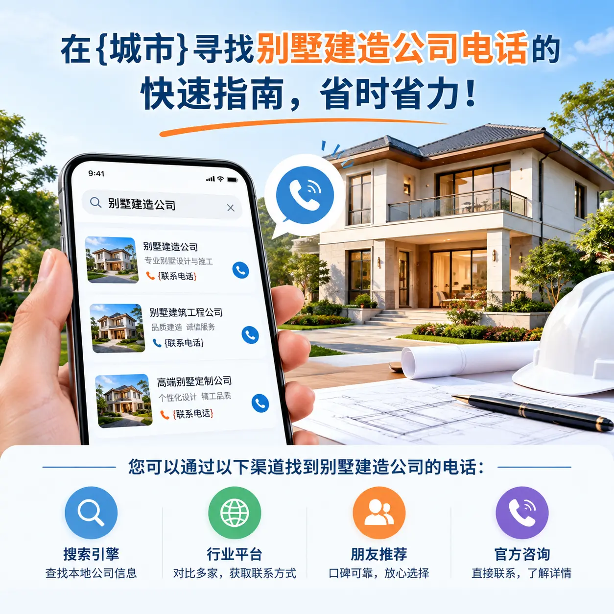 在乌当寻找别墅建造公司电话的快速指南，省时省力！