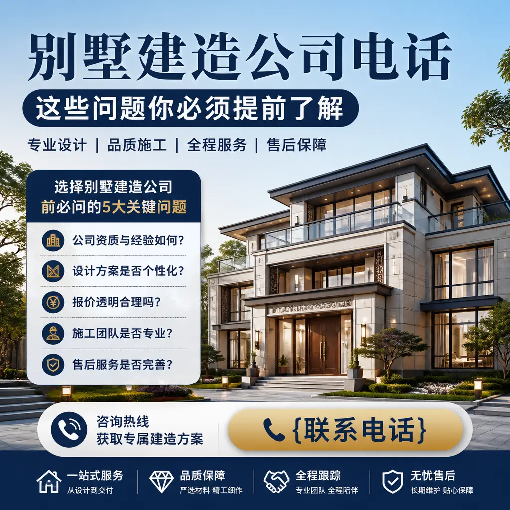 乌当别墅建造公司电话，这些问题你必须提前了解