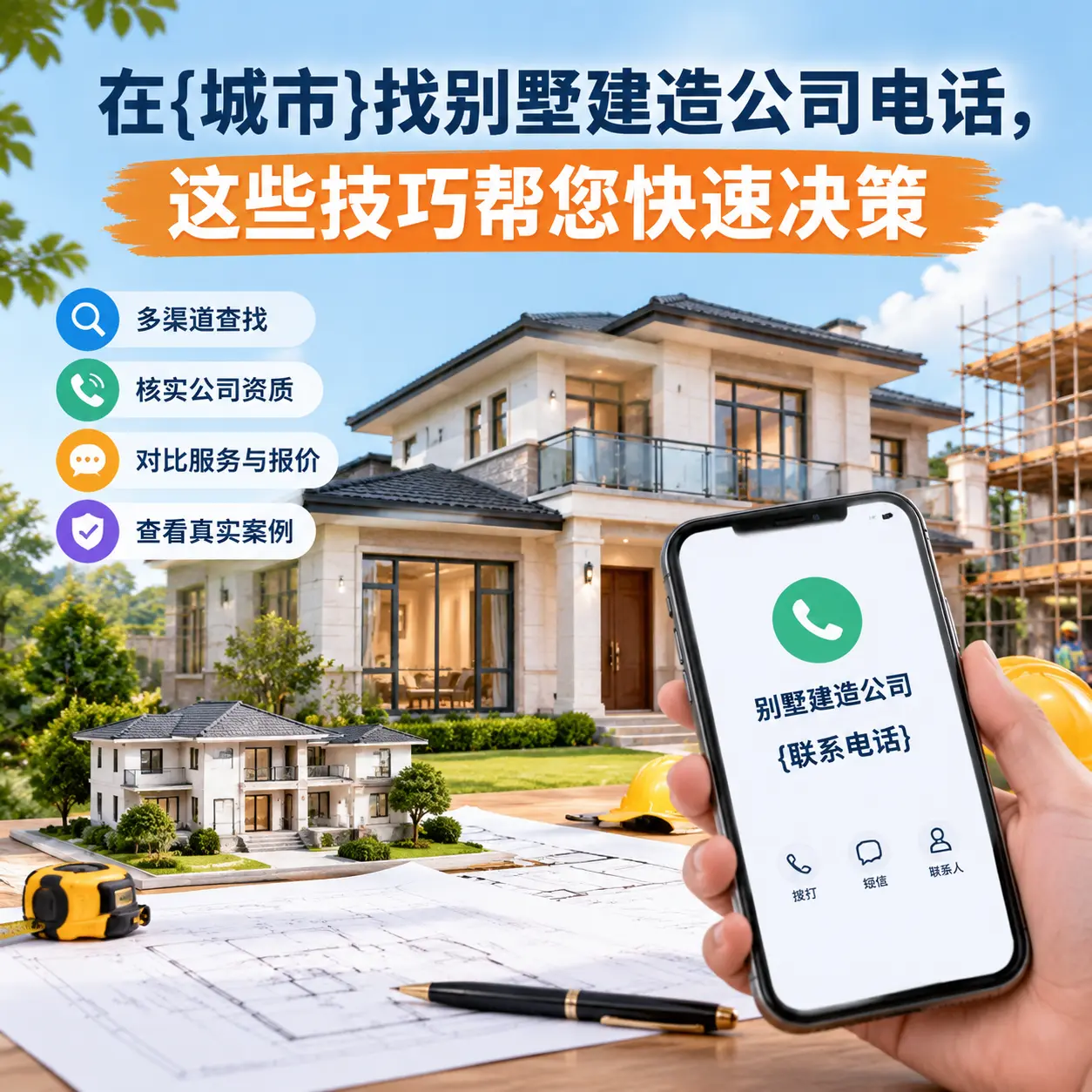 在乌当找别墅建造公司电话，这些技巧帮您快速决策
