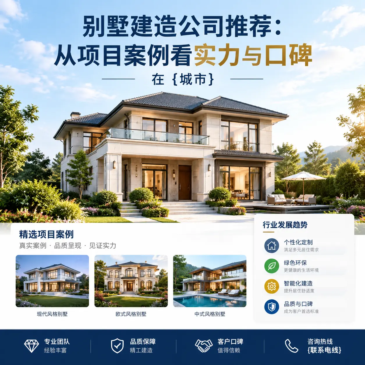 别墅建造公司推荐：从项目案例看实力与口碑在 乌当